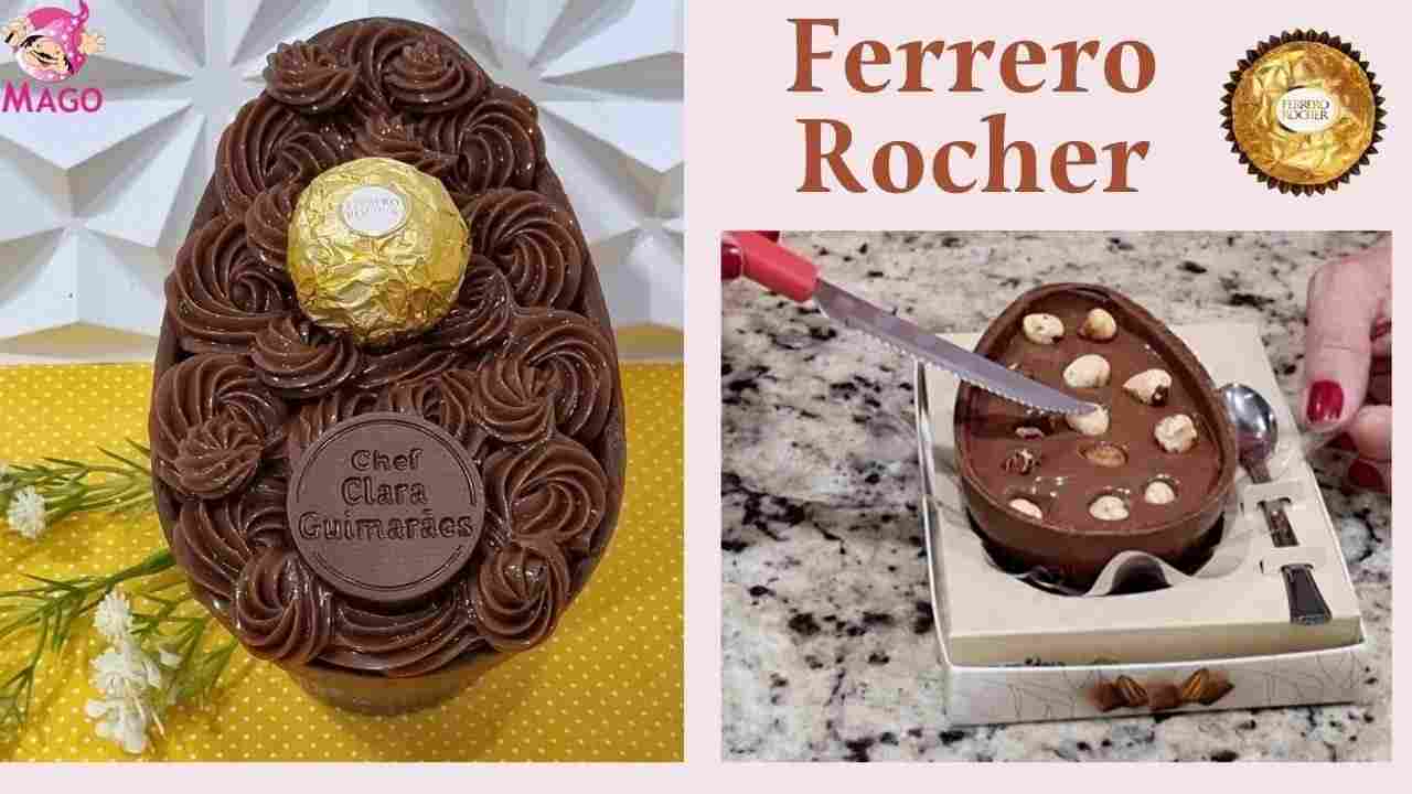 Ovo Ferrero Rocher um Creme de Avelã Cremoso e Muitas Avelãs Mergulhadas! (Aula Mago)