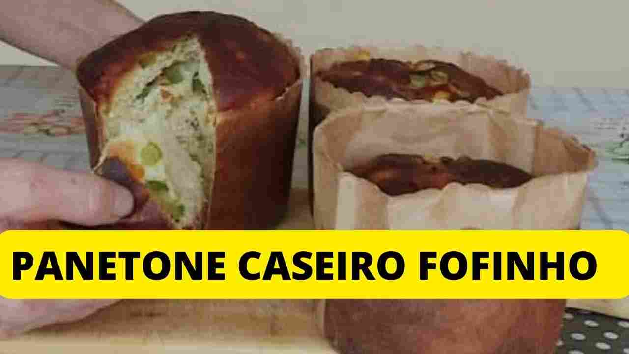 Como Fazer Panetone Caseiro Recheado com Frutas Cristalizadas Passo a Passo Receitas Tia Mara