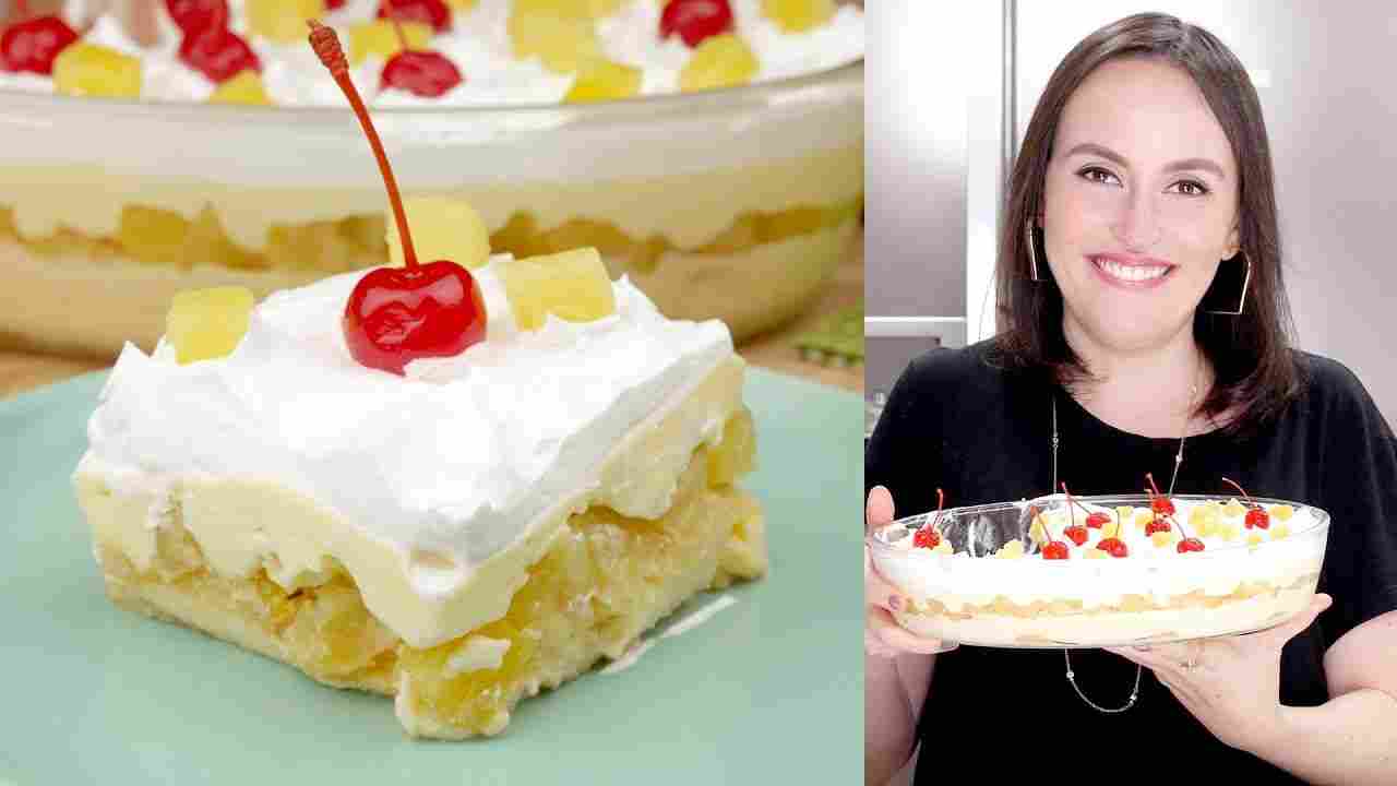 Pavê de Abacaxi - Receita Fácil e Deliciosa Cook