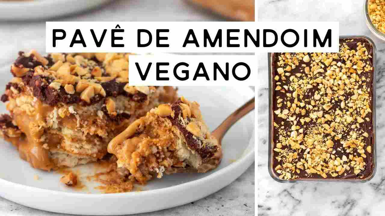 Pavê de Amendoim Vegano Delicioso e Simples de Fazer!