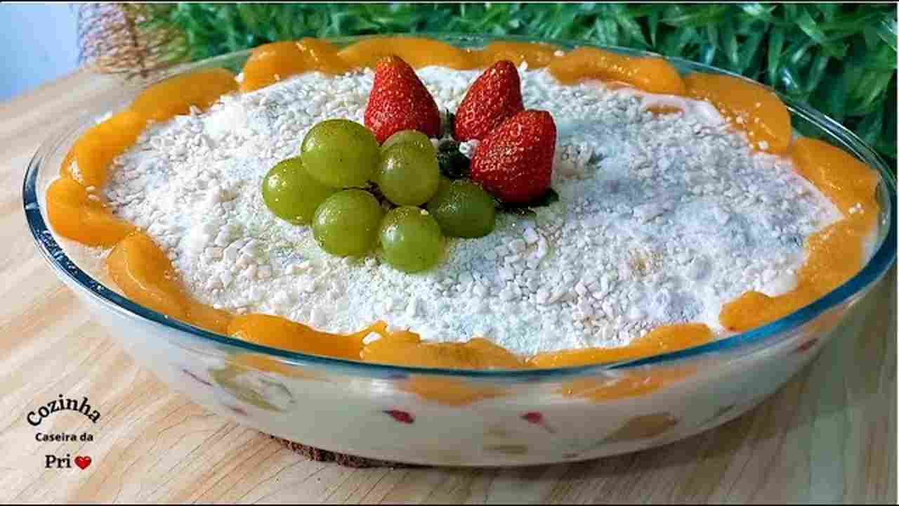 Pavê de Frutas Simples