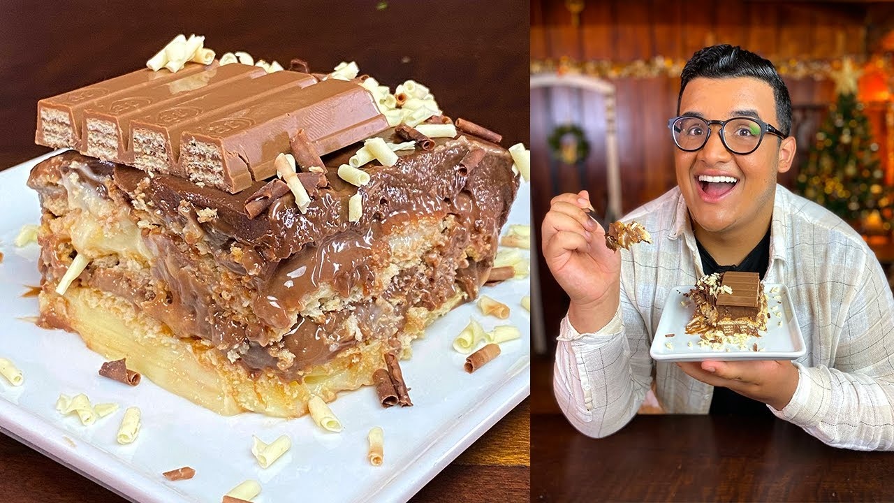 Veja o que Deixa Esse Pavê de Kitkat Tão Especial