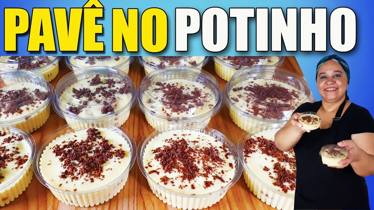 Pavê no Potinho de Liquidificador Não Precisa Ir ao Fogo