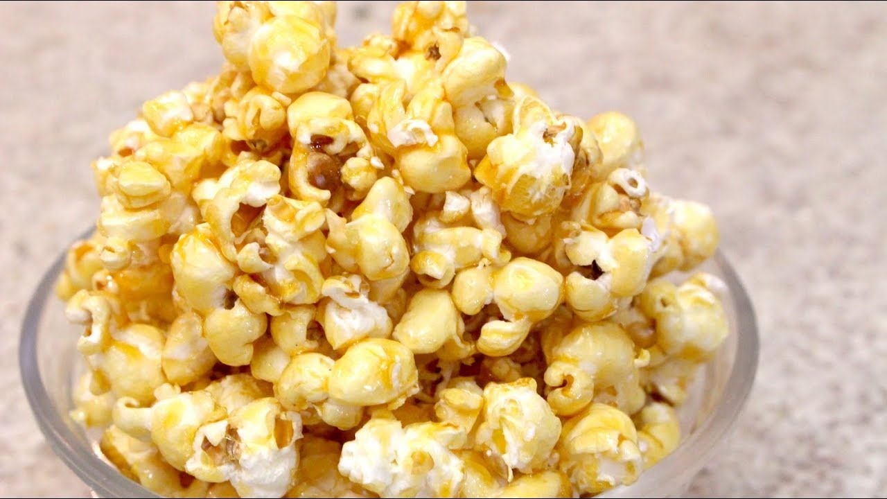 Pipoca Caramelada Caseira com Jeito de Profissional - Gastei 1 Real