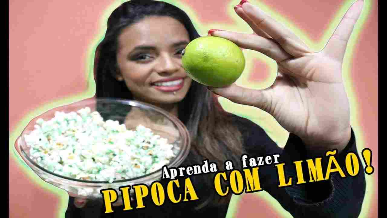 Aprenda a Fazer - Pipoca com Limão (Receita Fácil)