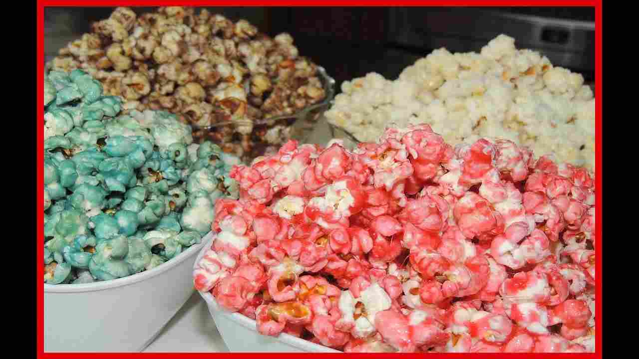 Pipoca de Leite Ninho , Ovomaltine e Coloridas