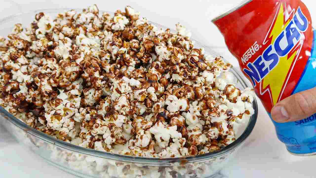 Pipoca Doce com Nescau Super Fácil Nandu Andrade