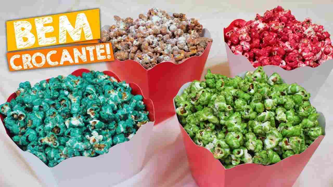 Como Fazer Pipoca Doce Gourmet Dia das Crianças Nandu Andrade