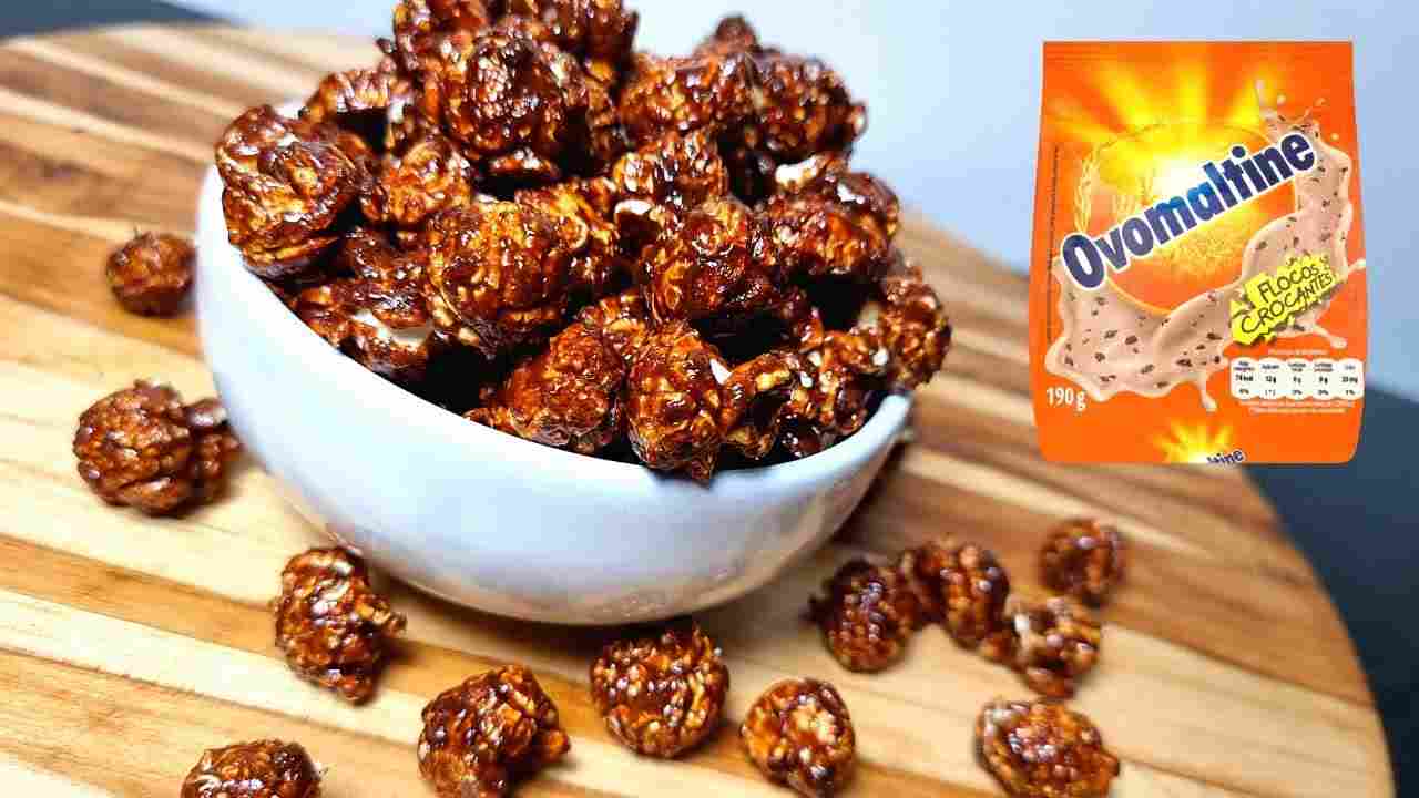 Pipoca Doce Gourmet de Ovomaltine Deliciosa e Crocante