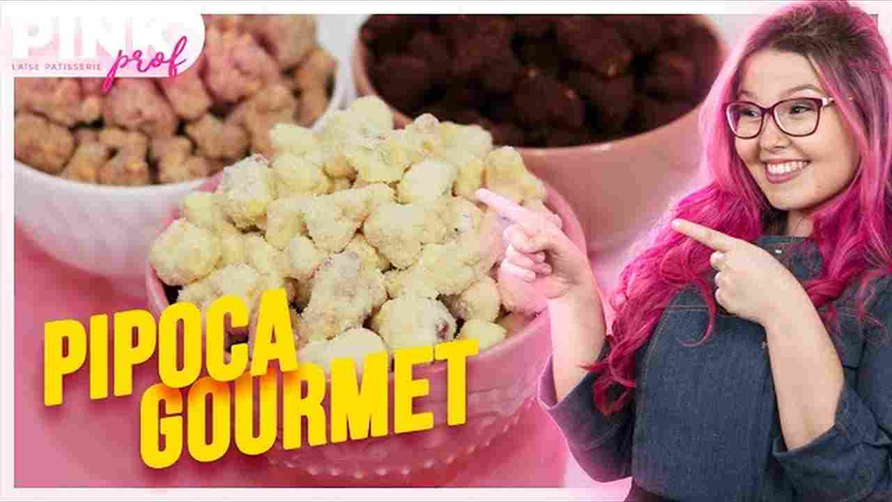 Pipoca Doce Gourmet - 3 Sabores: Leite Ninho, Churros e Chocolate