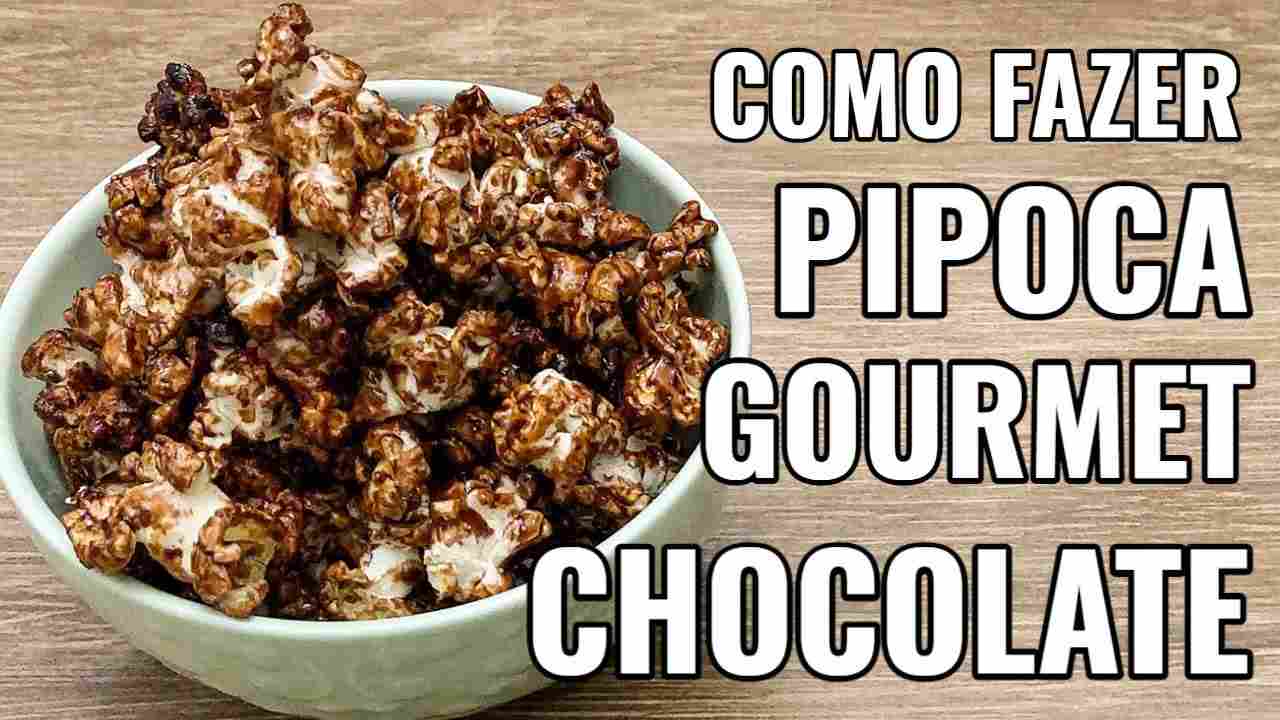 Como Fazer Pipoca Gourmet de Chocolate