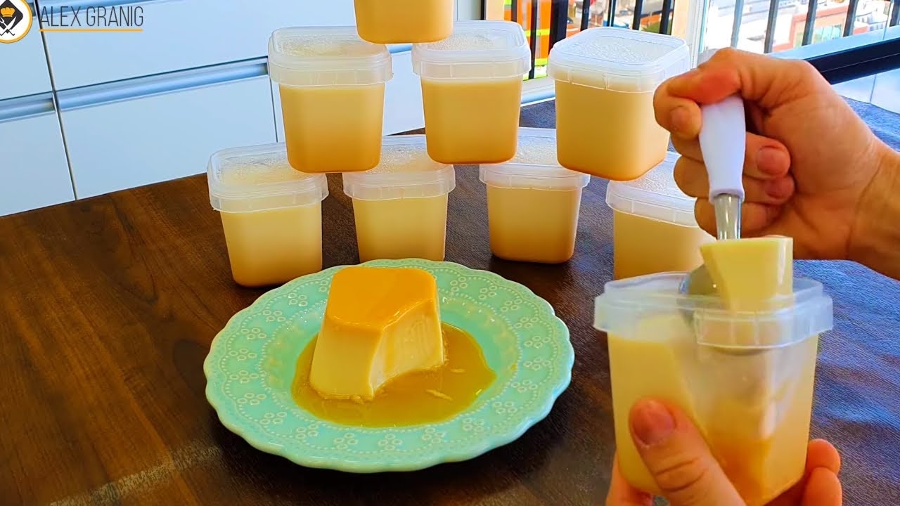 Pudim no Pote para Vender (Sem Forno) Sobremesa Fácil e Rápida