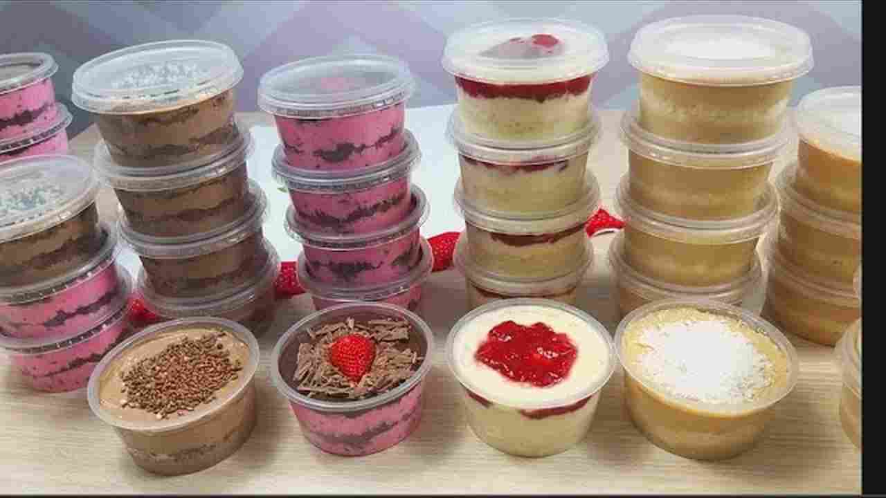 4 Sabores de Bolos no Pote que Vende Muito, com Ótimo Rendimento Faça e Venda