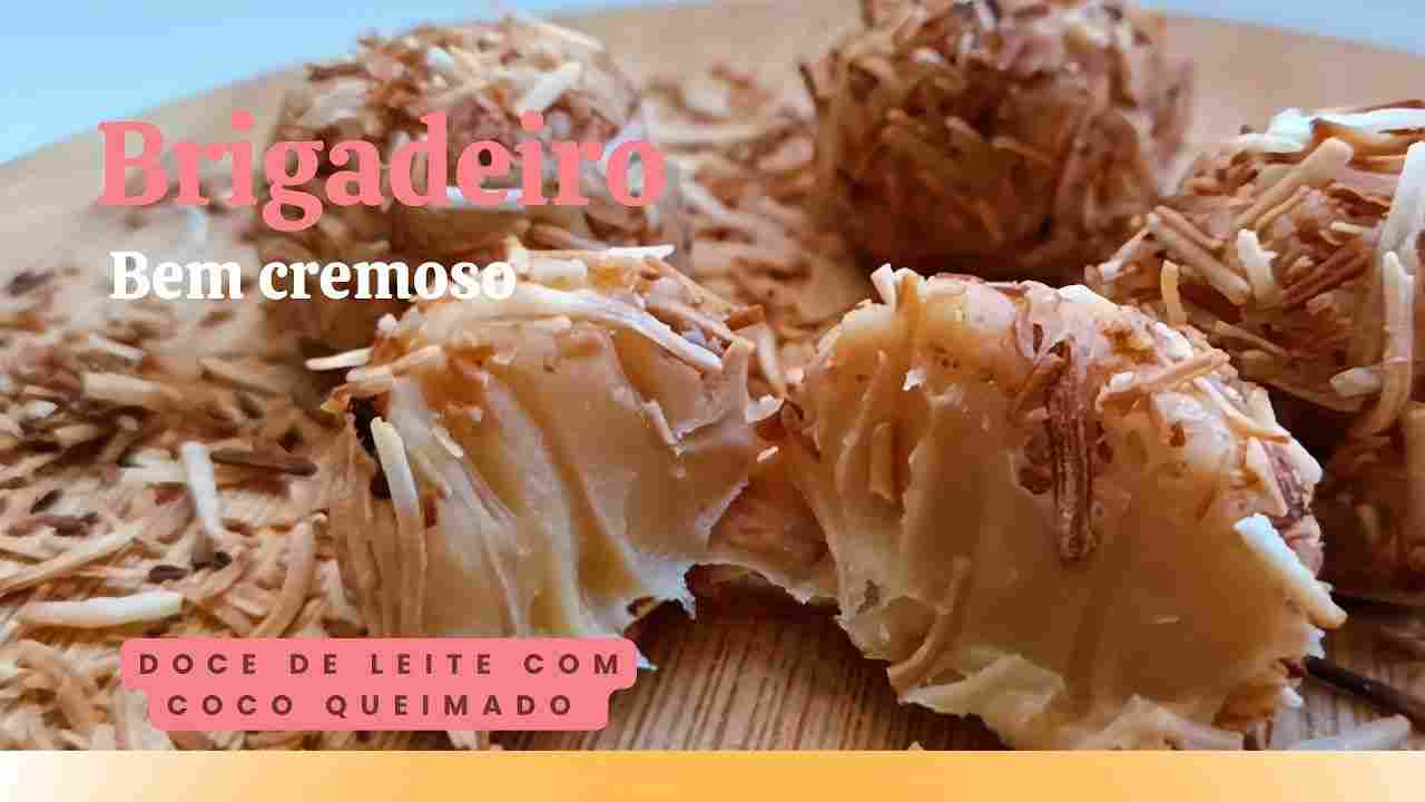 Está Receita de Brigadeiro de Doce de Leite com Coco Queimado É Imperdível!