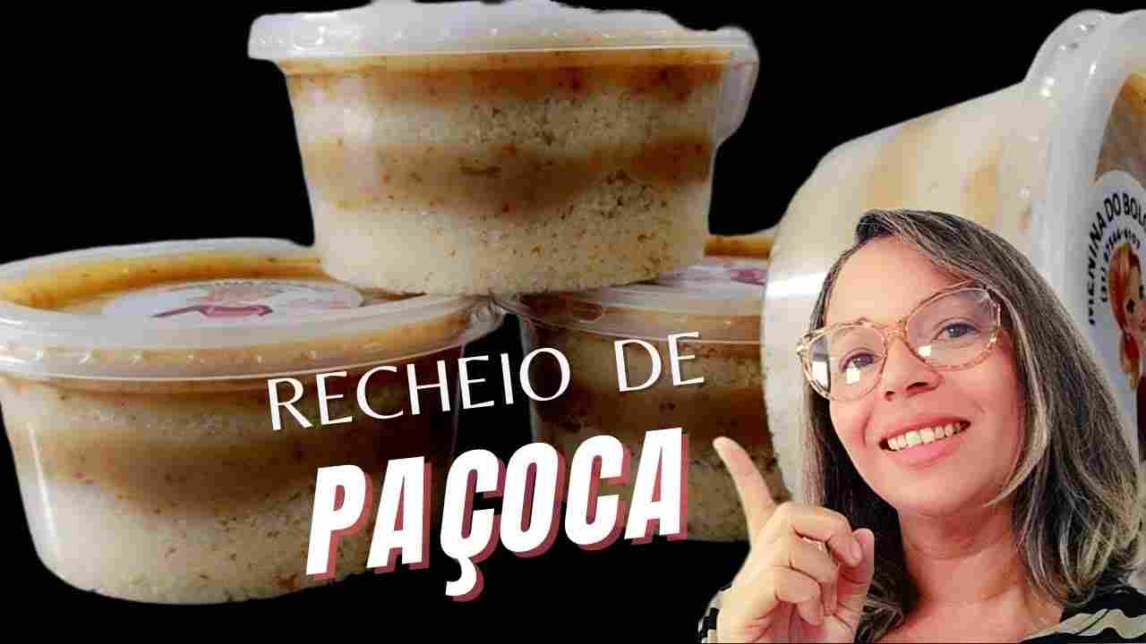 Recheio de Paçoca para Bolos no Pote/ !