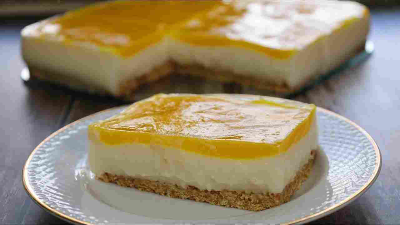 Sobremesa de Limão sem Gelatina e sem Forno