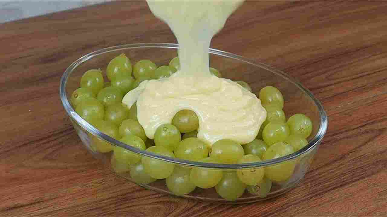 Faça Essa Sobremesa de Uva na Travessa e se Surpreenda com o Sabor!!