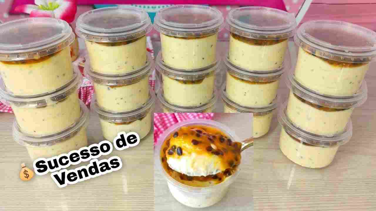 Essa Sobremesa no Pote É Sucesso de Vendas - Sobremesa no Pote de Maracujá - Venda Muito!