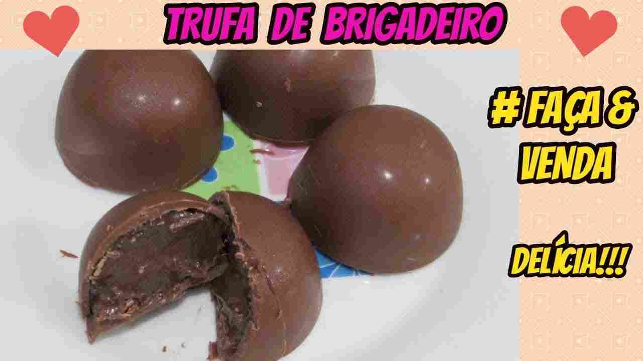 Trufa de Brigadeiro - Recheio para Trufas, Bolos e Ovos de Páscoa