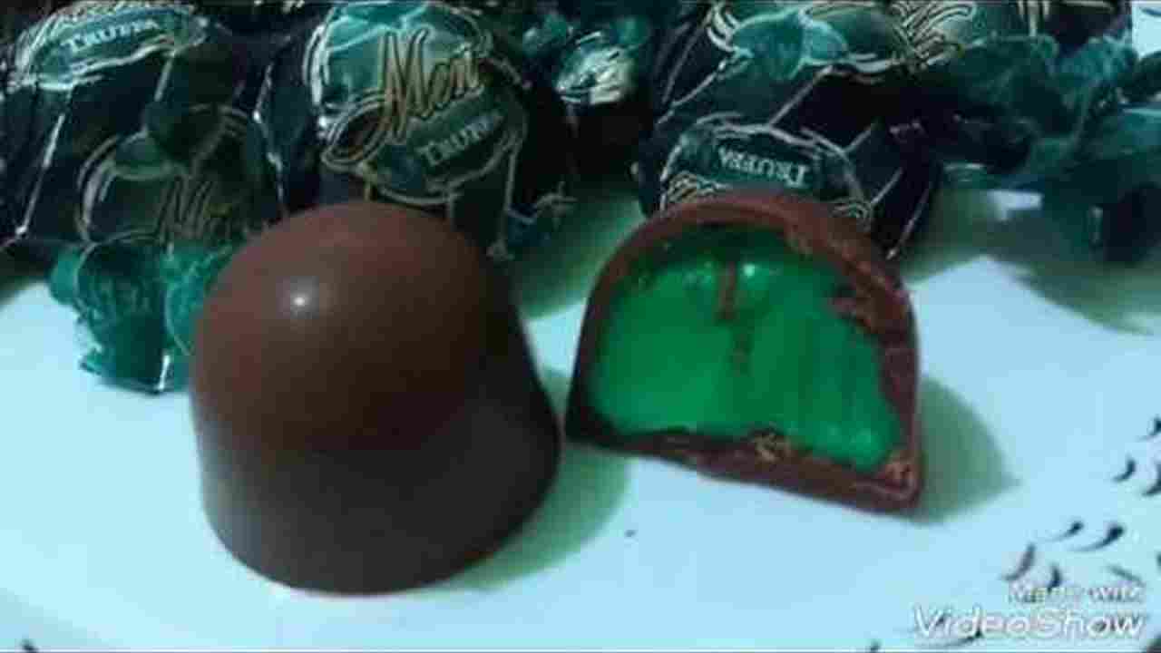 Trufa/bombom Insuflado de Menta